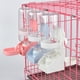 thumbnail image 3 of Comedero automático de agua para mascotas, jaula colgante, bebedero, suministros para gatos, perros y palomas (azul), 3 of 6
