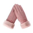 thumbnail image 4 of Guantes de Invierno Sunnimix para Mujer Pantalla Táctil Rosa, 4 of 8