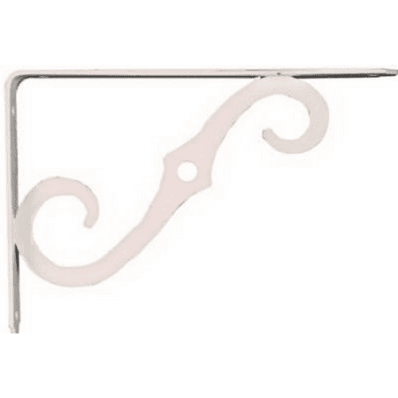 

NATIONAL HARDWARE 8 X 5.5-in. Antique White Ornamental Shelf Bracket