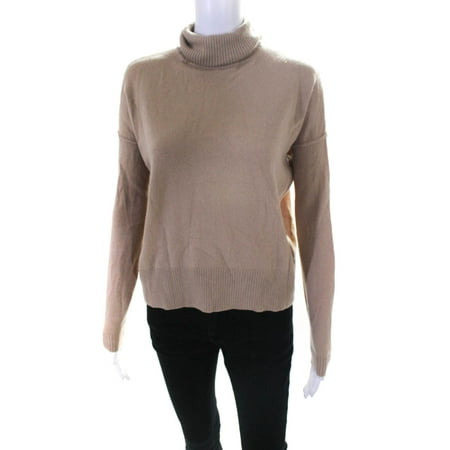 

Pre-owned|Cuyana Women s Long Sleeve Turtleneck Beige Size XS