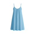 thumbnail image 5 of Womens Mini Dress Summer Sleeveless Spaghetti Strap Short Dresses Gauze Loose Casual Beach Sundress 2XL, 5 of 6