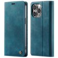 thumbnail image 1 of Compatible with iPhone 15 Pro Mobile Phone Case CASEME 033 Series RFID Wallet Holder Calfskin Mobile Phone Case, 1 of 5