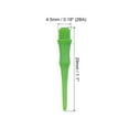 thumbnail image 2 of Uxcell 2BA Thread 1.1 inch Length Plastic Soft Dart Tips Replacement Dart Accessories 60 Pack PP Green, 2 of 7