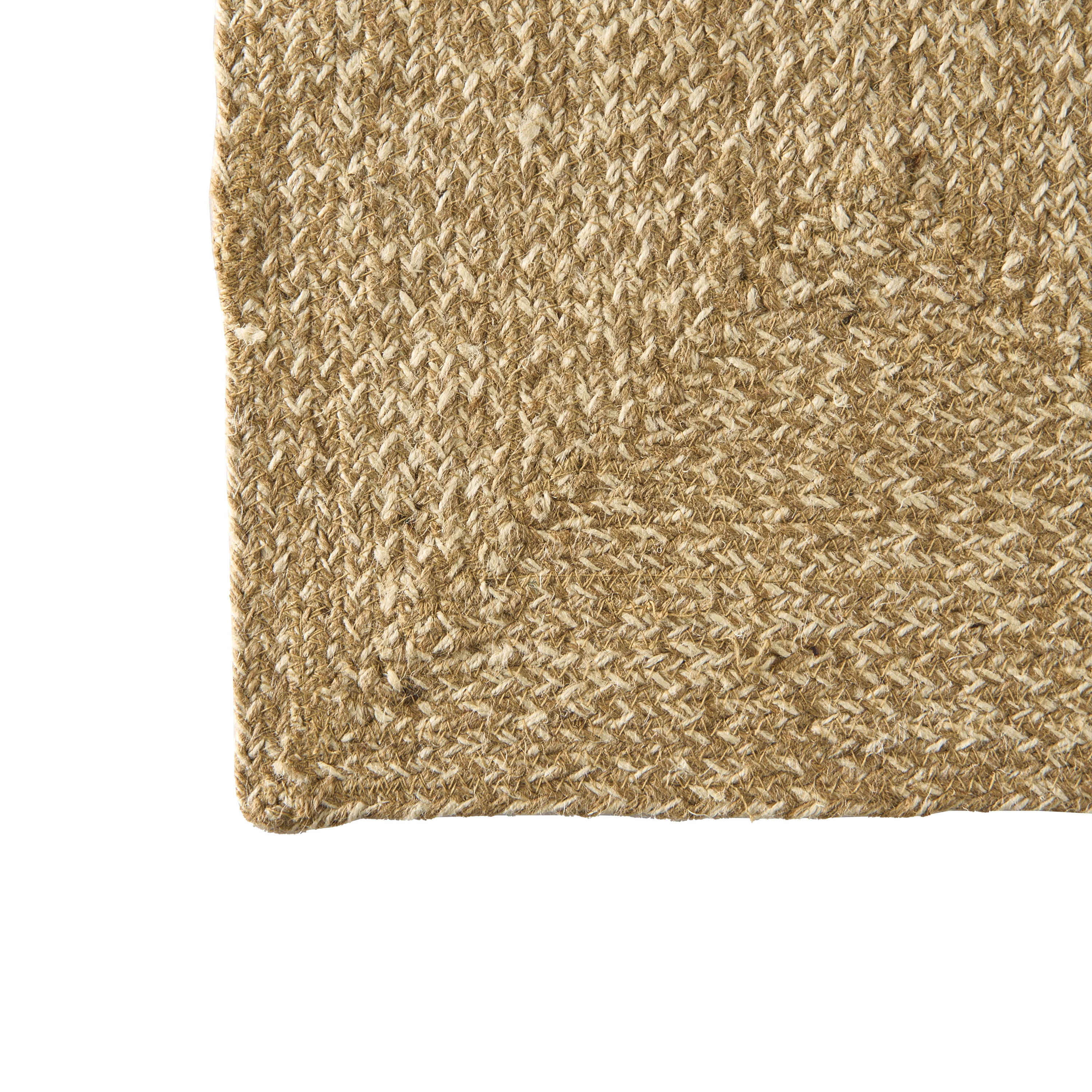 Better Homes & Gardens Braided Jute Placemat - 14” x 20” - Vanilla Dream / Papyrus Beige - 100% Jute