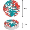 thumbnail image 1 of FMSHPON Theme Octopus Pattern Set of 8 Round Coaster for Drinks, Absorbent Ceramic Stone Coasters Cup Mat with Cork Base for Home Kitchen Room Coffee Table Bar Decor, 1 of 6