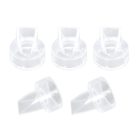 XIRQI 5Pcs Duckbill Valve Replacement Kit Food Grade Silicone Baby Pump Valve for Mother Baby Accessories
