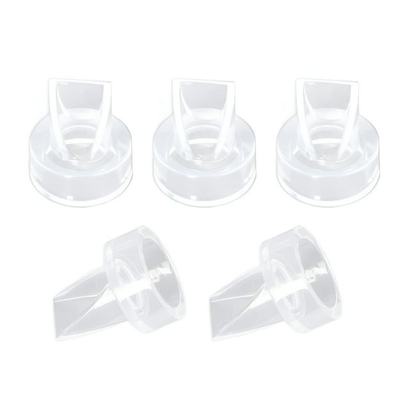 XIRQI 5Pcs Duckbill Valve Replacement Kit Food Grade Silicone Baby Pump Valve for Mother Baby Accessories