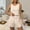 White, variant on Women's Summer Two Piece Lounge Set Sleeveless Crop Tank Top with Side Split Shorts Cutout Detail Casual White