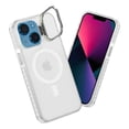 thumbnail image 1 of Funda Case Carcasa Tornasol Color Blanco Con Soporte Premium Para iPhone 14 Plus / 15 Plus Compatible Con Magsafe., 1 of 7