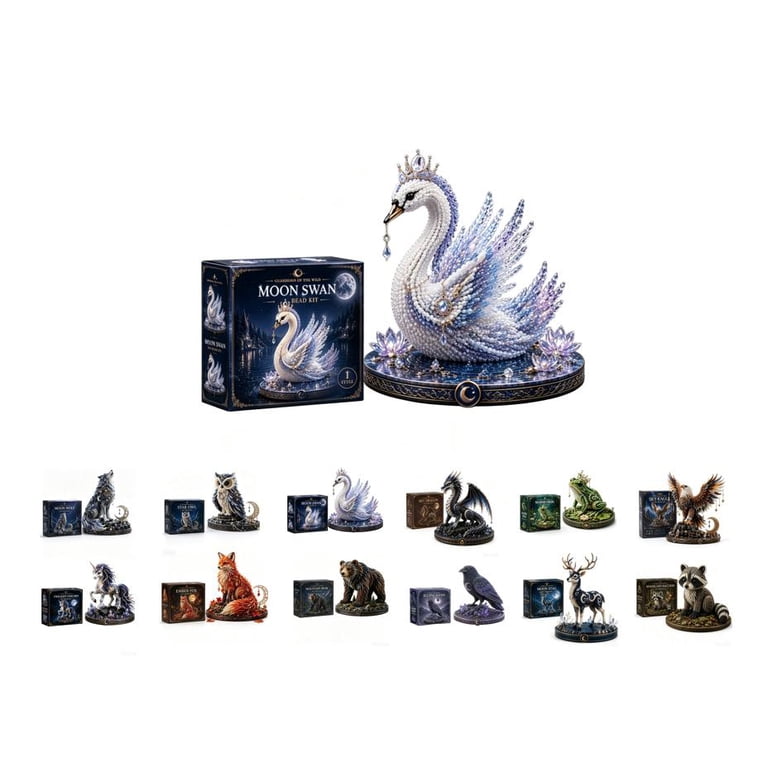 2026 New Mythical Guardian 3D Beaded Animal Kit, Diy Animal