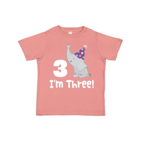 Inktastic 3rd Birthday Zoo Elephant Childs Boys or Girls Toddler T-Shirt