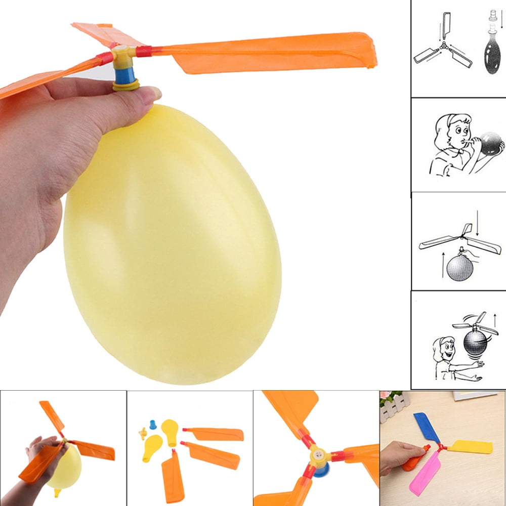 Details about   Balloon Helicopter Flying Toy Child Birthday Xmas Party Bag Stocking Filler Gift 