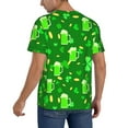 thumbnail image 2 of KLL St Patrick's Day2 for Men's Baseball Shirts,Short Sleeve Casual Shirts Button Down Shirt for Men Beach Summer Wedding Shirt-4X-Large, 2 of 7
