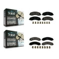 thumbnail image 1 of TEC Front Rear Ceramic Brake Pads Kit for Car 2019-2022 Ram 3500 with Dual Wheels KTC-100752, 1 of 10