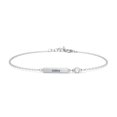 thumbnail image 1 of Engravable Bar Bracelet with Birthstone, 1 of 7
