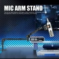 thumbnail image 3 of Microphone Arm Stand, 360 Degree Rotation Microphone Suspension Boom Arm Stand 1.5kg Load Bearing  for Condenser Mics, 3 of 7