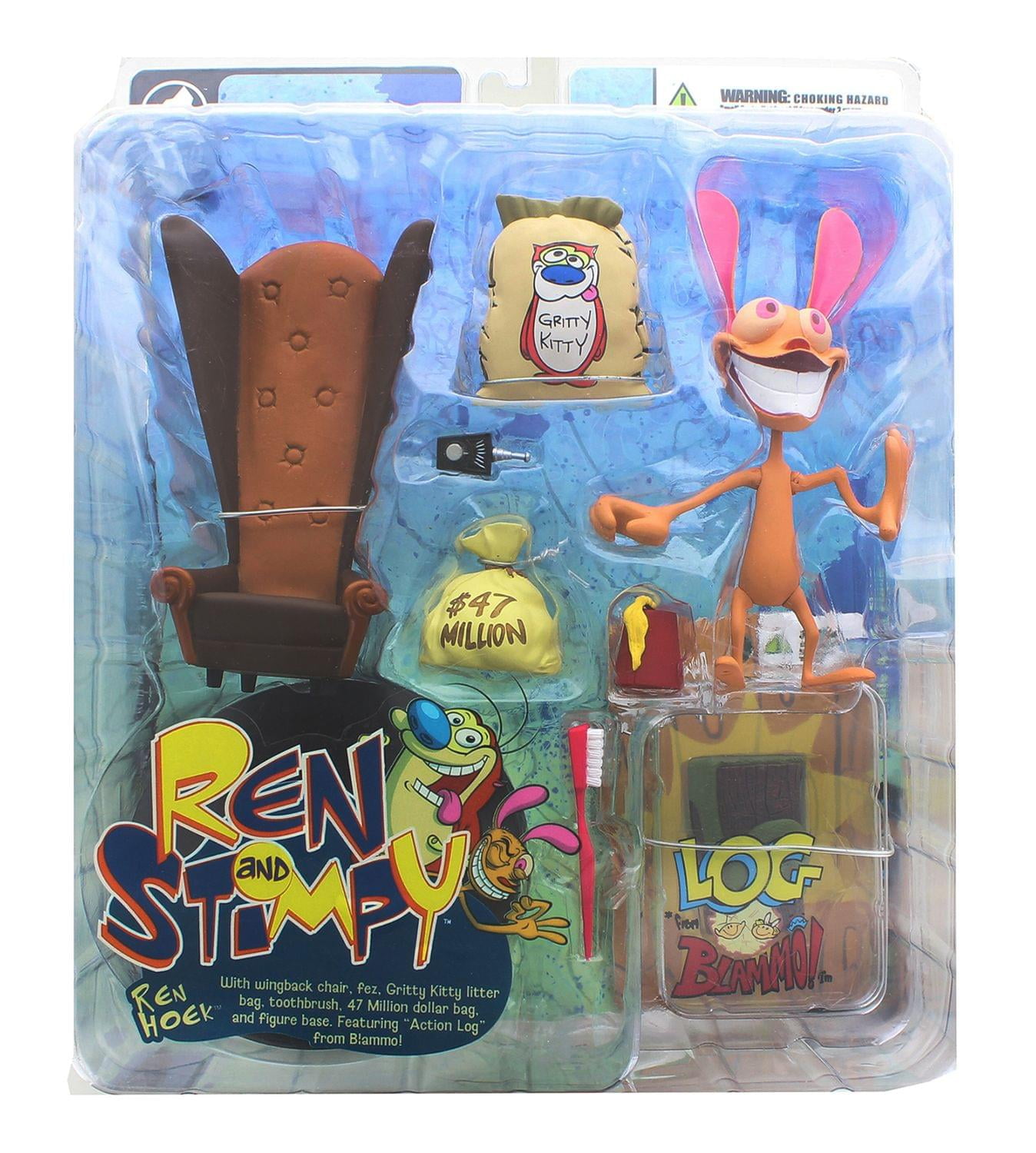 Ren & Stimpy ReAction Stimpy Figure Nickelodeon 90s Cartoon