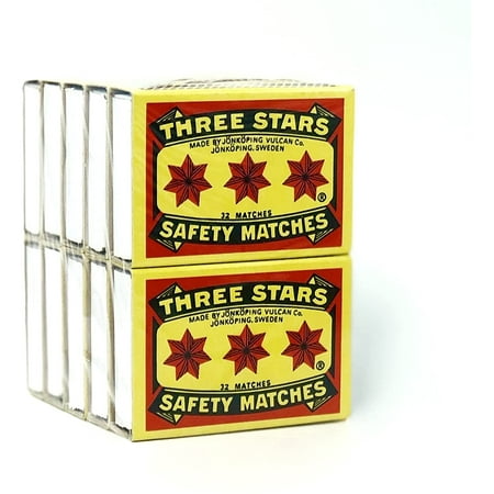 

Swedish Match Three Stars Safety Matches 10 pack