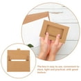 thumbnail image 6 of HERFIER 10pcs Envelop Storage Boxes Kraft Paper Postcard Boxes Open Window Postcard Boxes 6.29x4.13x0.2in, 6 of 8