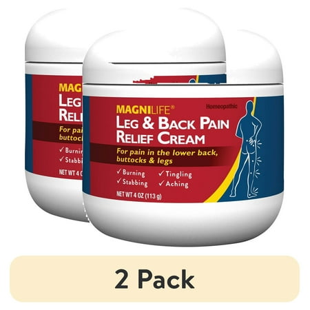 (2 pack) MagniLife Leg & Back Pain Relief Cream