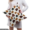 thumbnail image 4 of Ambesonne Cow Print Fabric by the Yard Upholstery, Abstract Cow Hide, 1 Yard, White Brown Black, 4 of 4