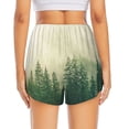 thumbnail image 4 of Fotbe Fog Forest Womens High Waist Running Shorts Athletic Workout Quick Dry Shorts for Women with Pockets Gym Yoga Summer Shorts-X-Large, 4 of 9