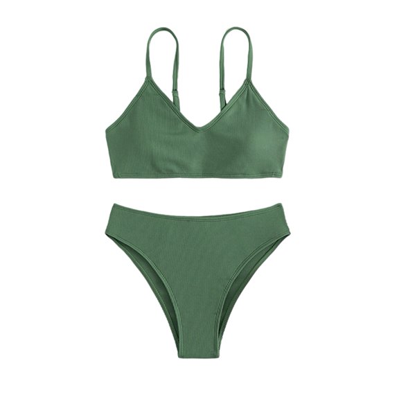 GYRATEDREAM Girl's 2 Piece Swimsuit Sport High Waist Teen Kids Bikini Set Bathing Suit Swimwear for 8-14 Years