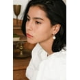 thumbnail image 3 of S. Leaf  925 Silver Natural Cultured Freshwater Pearl Earrings (Silver), 3 of 5