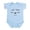Sky Blue, variant on CafePress - Lake Tahoe California Body Suit - Baby Light Bodysuit, Size Newborn - 24 Months