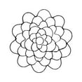 thumbnail image 2 of Dvkptbk Iron Shaped Implement Modern and Minimalist Iron Design Flower Arrangement and Lacquer Baking Iron Design Flower Arrangement Auxiliary Device Tools on Clearance, 2 of 2