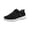 Black, variant on Men's Casual Comfort Walking Shoes Ultralight Flats Non-Slip Hook & Loop Fashion Sneakers Summer Running Breathable Soft Shoes Gray 39(US-7.5)