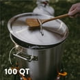 thumbnail image 4 of GasOne Stainless Steel Stockpot with Basket – 100qt Stock Pot with Lid and Reinforced Bottom, 4 of 7