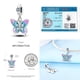 thumbnail image 3 of Charms Genuino Encantos De Plata Esterlina Ajuste Original Pandora Pulsera De 925 Joyería Colocación Haciendo Libélula Mariposa Colgante, 3 of 4