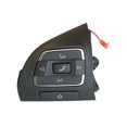thumbnail image 1 of Interruptor de botones de volante Mfd del lado izquierdo del coche para Golf Mk6 Mk6 5c0959537a/5c0959538b, 1 of 5