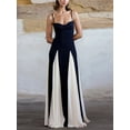 thumbnail image 2 of Vestido largo de retazos para mujer, traje sin mangas con Espalda descubierta, volantes y cremallera, Moda de Primavera y verano, 2024, 2 of 5
