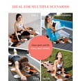 thumbnail image 7 of Abstract Stripes Yoga Towel for Hot Yoga Non Slip, Retro Modern Orange Black Gray Lines Yoga Mat Towel Absorbent Yoga Sweat Towels Microfiber Hot Yoga Blanket for Bikram Pilates 26"x74", 7 of 7