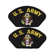 United States Military US Army Veteran Iron On Patch Only 2 Pieces, US Army