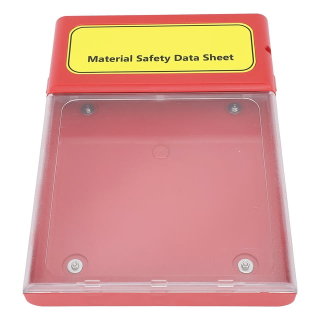 MSDS Data Box, Bloqueo Magnético Resistente A la Erosión de la Caja Msds Fácil de Limpiar para la fábrica de la industria