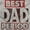 Sport Grey, variant on Father's Day Worlds Best Dad Period Men's Graphic T Shirt Tees Brisco Brands S