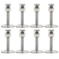thumbnail image 4 of 8pcs soportes de montaje en techo Soportes de acero inoxidable Cortina Rodillos de soporte, 4 of 6