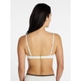 thumbnail image 3 of Time and Tru Women's Demi Underwire Bikini Top with Contrast Trim, Sizes XS-XL, 3 of 5