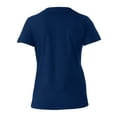 thumbnail image 2 of Playera Fruit Of The Loom para Mujer, Cuello V Manga Corta Azul Marino Talla  G, 2 of 4
