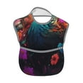 thumbnail image 2 of Hirioo Colorful Flower Bird for Baby Waterproof Pocket Bib Adjustable Closed for Babies Toddlers with Large Pocket 6-24Months, 2 of 8
