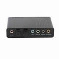 thumbnail image 3 of Tarjeta de Sonido de 6 Canales Adaptador de Salida de Audio Spdif áctico digital externo USB PC PC, 3 of 7