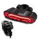 thumbnail image 5 of Alarma de bicicleta con Control remoto inalámbrico, luz trasera recargable por USB, luces para montar de noche, 5 of 5