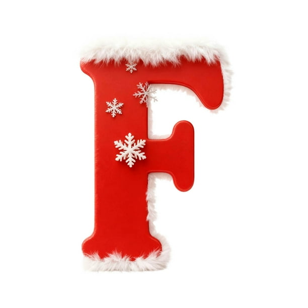Decoraciones de Árbol de Navidad 26 Letras Personalizadas Colgante Colgante Ornamentos para Árbol de Navidad Árbol de Navidad Ornamentos