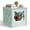 Green, variant on SENYUM Upgrade Outdoor Side Table with Cat House and LED Light, 15.6" Resin Waterproof Square Side Table End Table for Patio Garden Balcony Porch