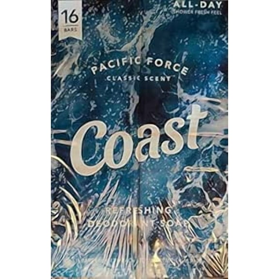 Coast Classic Original Scent 4oz, 8 Bars 2 Packs (total 16 count)