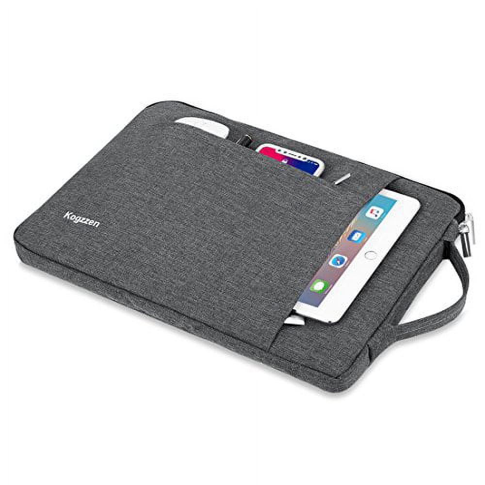 Kogzzen 13-13.5 Inch Laptop Sleeve Shockproof Lightweight Case Carrying Bag Compatible with MacBook Pro 13 inch/MacBook Air 13.3/ Dell XPS 13/ Surface Laptop 13.5/ iPad Pro 12.9 - Gray - image 3 of 3