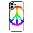 thumbnail image 1 of Étui pour iPhone 16 Plus avec Logo Signe de Paix des Années 60, iPhone 12, 1 of 2